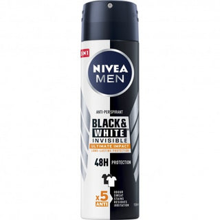 Nivea Deodorante Spray Black & White Invisible Ultimate Impact 150 Ml