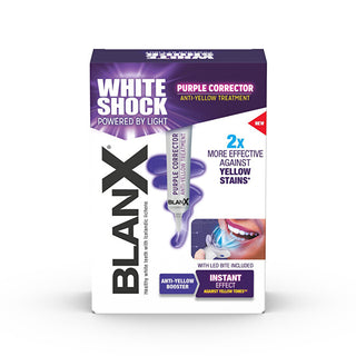 Blanx Teeth Whitening Kit White Shock Purple Treatment + LED 20 ml