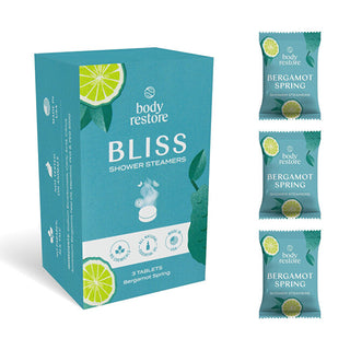 Body restore Set of aromatic tablets per the shower Bergamot Spring Shower Steamers 3 pcs