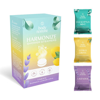 Body restore Set of aroma tablets per the shower Harmonize Shower Steamers 3 pcs