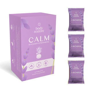 Body restore Set of aromatic tablets per the shower Lavender Shower Steamers 3 pcs