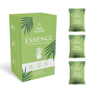 Body restore Fresh Tea Tree Shower Steamers aromatic tablet set 3 pcs