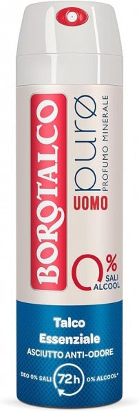 Borotalco Borotalco - Deodorante Spray Uomo Con Talco Essenziale Anti-Odori 150 Ml
