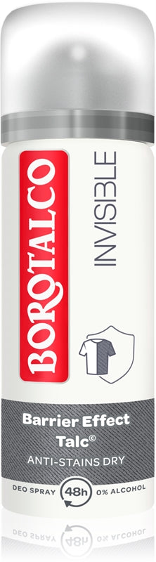 Borotalco Invisible deodorante spray contro la sudorazione eccessiva 45 ml