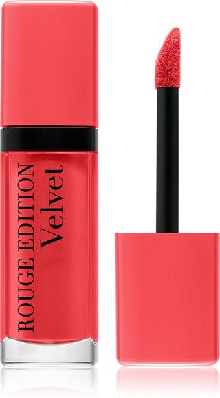 Bourjois Tekutá rtěnka Rouge Edition Velvet s matným efektem odstín 04 Peach Club 7,7 ml
