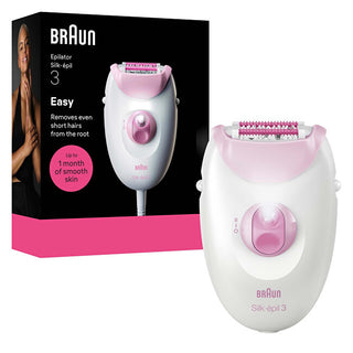 Braun Silk-épil 3 3-000 Pink Corded Epilator