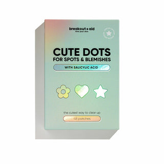 Breakout+aid Cute Dots topical acne treatment patches 48 pcs