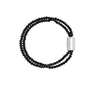 Breil Double beaded Bracciale with crystals Magnetica System TJ3687