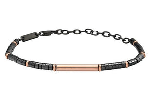 Breil Bracciale Da Uomo In Acciaio Con Ematite B Rocks Tj3640