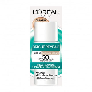 로레알 파리 브라이트 리빌 플루이드 SPF50 일루미나팅 컬러 - 라이트 50ml 