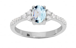 Kalace Charming silver Anello con topaz Mystic Stone SRC0203TZ - Circonferenza: 50 mm