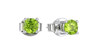 Kalace Silver Orecchini con peridot SE10230B