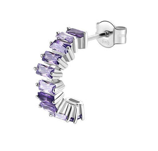 Brosway Fancy Magic Lila funkelnder einzelner Ohrring FMP12