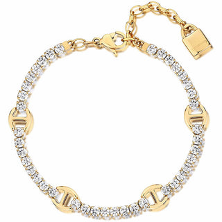 Brosway Guldpläterat armband Bright Zirconia Wish BEI078