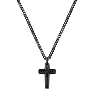 Brosway Backliner BBC03 Black Cross Halsband