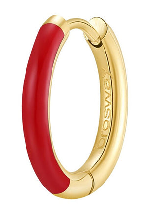 Brosway Pendiente individual Symphonie BYM121 bañado en oro rojo
