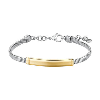 Brosway Elegante Bracciale Da Uomo In Acciaio Bicolore Riptide Btd054