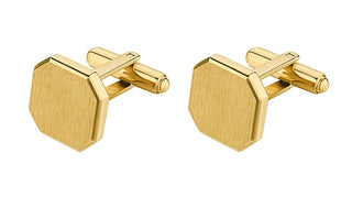 Brosway Elegant Gold Plated Cufflinks Ink BIK106