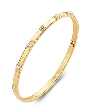 Brosway Elegant guldpläterad solid armband för kvinnor med dig BWY59