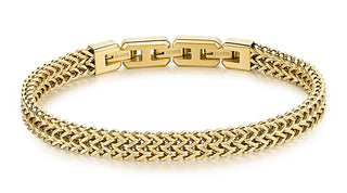 Brosway Bracelet chaîne élégant plaqué or pour homme Ink BIK100