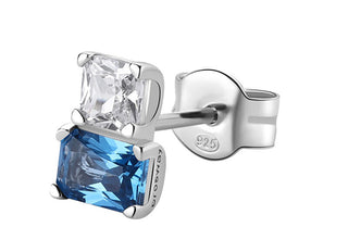 Brosway Elegantes pendientes individuales de plata Fancy Freedom Blue FFB06