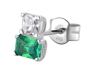 Brosway Elegantes pendientes individuales de plata Fancy Life Green FLG06