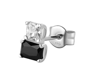 Brosway Elegantes pendientes individuales de plata Fancy Mystery Black FMB07