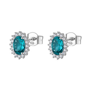 Brosway Elegant silver Orecchini Fancy Aqua Green FAG18
