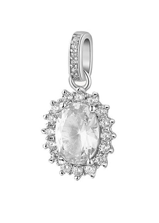 Brosway Elegante Fancy Infinite Silver Pendant White Fiw32 