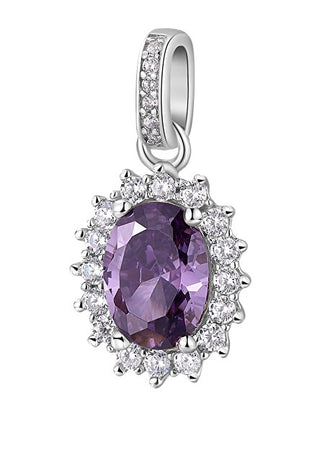 Brosway Colgante mágico de plata morada elegante FMP19