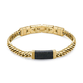 Brosway Naxos BNX15 guldpläterat armband för män