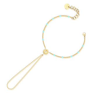 Brosway Lekfullt guldpläterat armband Chant BAH78