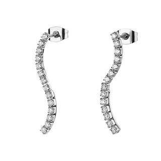 Brosway Elegant steel Orecchini with zircons Desideri BEIE031
