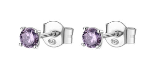 Brosway Wunderschöne Fancy Magic Lila Silber Ohrringe FMP45