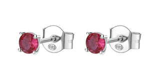 Brosway Wunderschöne Fancy Passion Rubin Silber Ohrringe FPR43
