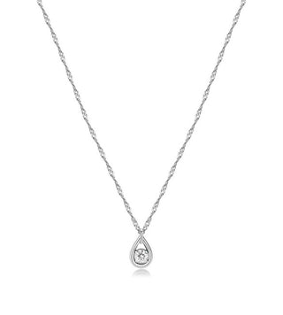 Brosway Prachtige stalen ketting met zirkonia lint BBN29