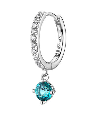 Brosway Fancy Aqua Green Circle Single Orecchino FAG12