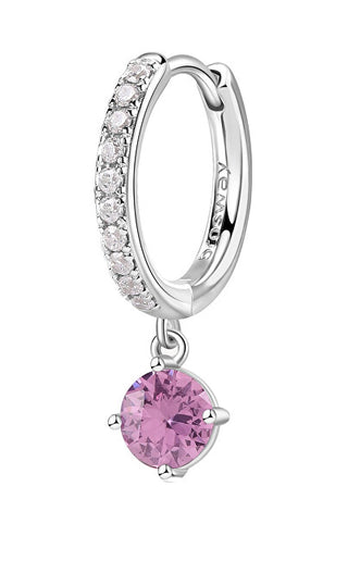 Brosway Einzelner Ohrring Fancy Vibrant Pink Circle FVP83