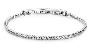 Brosway Pulsera minimalista de acero Riptide BTD025 para hombre
