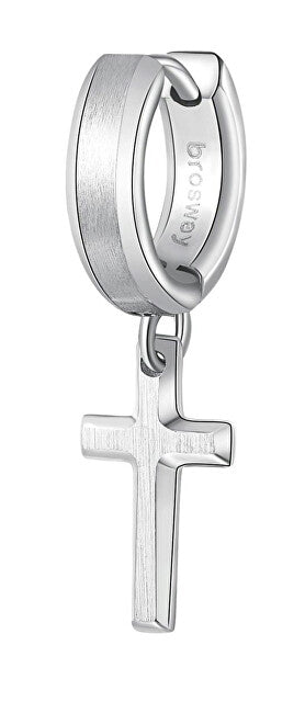 Brosway Modern steel single Orecchini Cross Ink BIK27