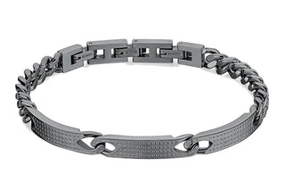 Brosway Pulsera moderna de acero Bullet BUL58 para hombre
