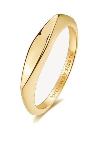 Brosway Essential BNL122 Fashion guldpläterad ring - Krets: 58 mm