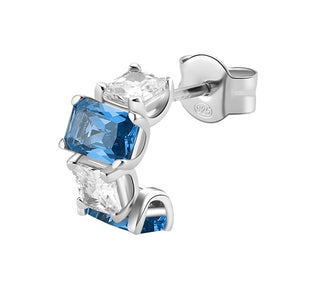 Brosway Pendiente individual de plata atemporal azul Fancy Freedom FFB08