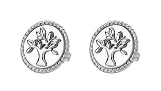 Brosway Tidløse ståløreringe Tree of Life Chakra BHKE144