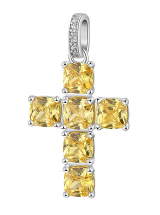 Brosway Fancy Energy Yellow Zirconia Silver Pendant FEY03