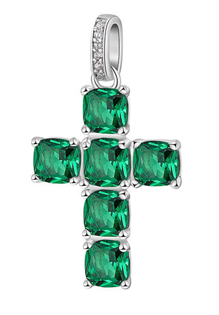 Brosway Colgante de plata con circonitas verdes Fancy Life FLG11