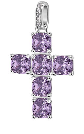 Brosway Fancy Magic Lilla Zirconia Sølv Pendant FMP18