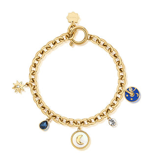 Brosway Forgyldt armbånd med Chakra Charms BHKB128