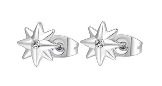 Brosway Boucles d'oreilles étoiles en acier avec cristaux chakra BHKE045