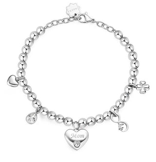 Brosway Moder Chakra Charms stålkuglearmbånd BHKB165